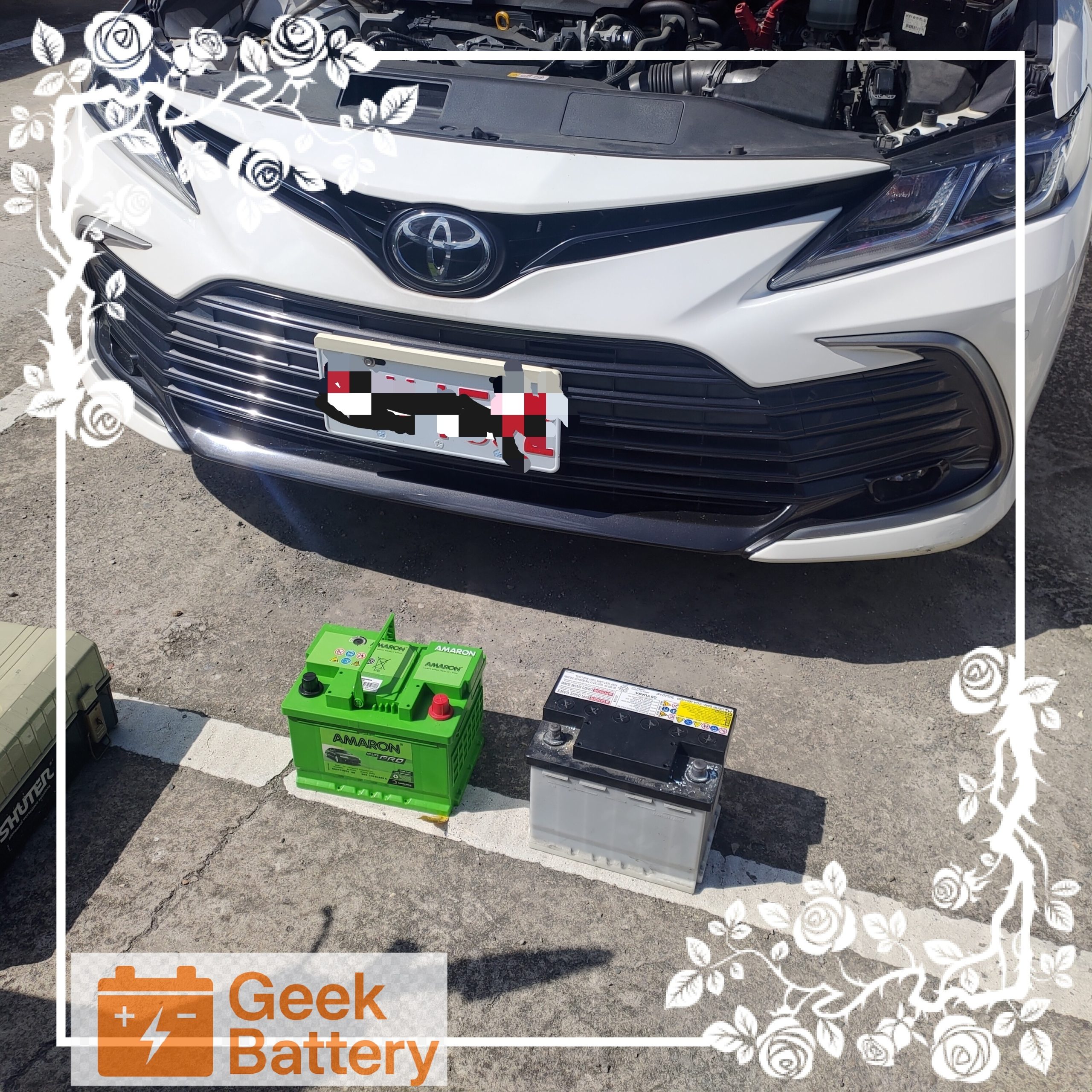 石牌到府換電瓶-Toyota Camry 專業升級 AMARON
