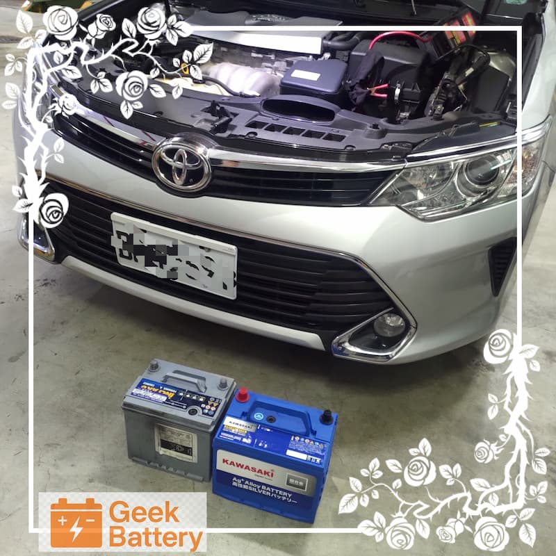 Toyota Camry 進行新(D26L)舊(D23L)電瓶對照圖