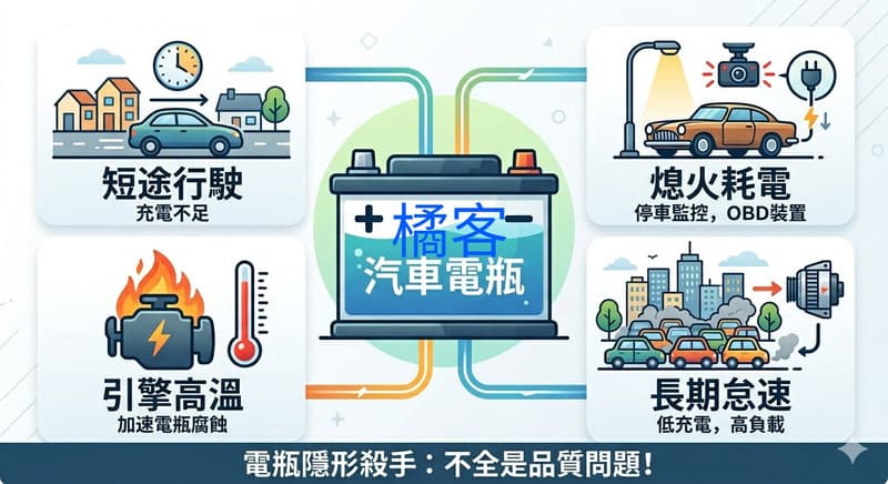 電瓶隱形殺手示意圖