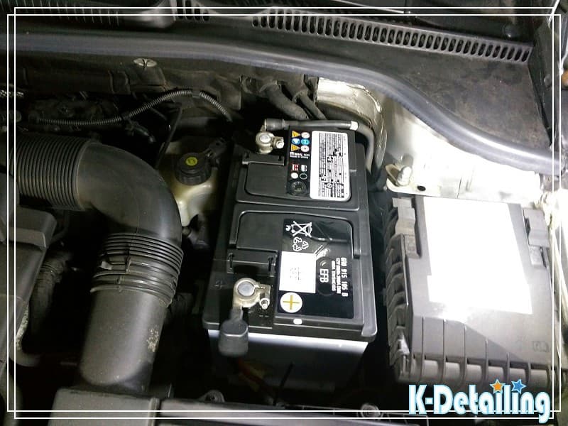 2010年福斯Golf電瓶更換福斯原廠EFB電瓶
