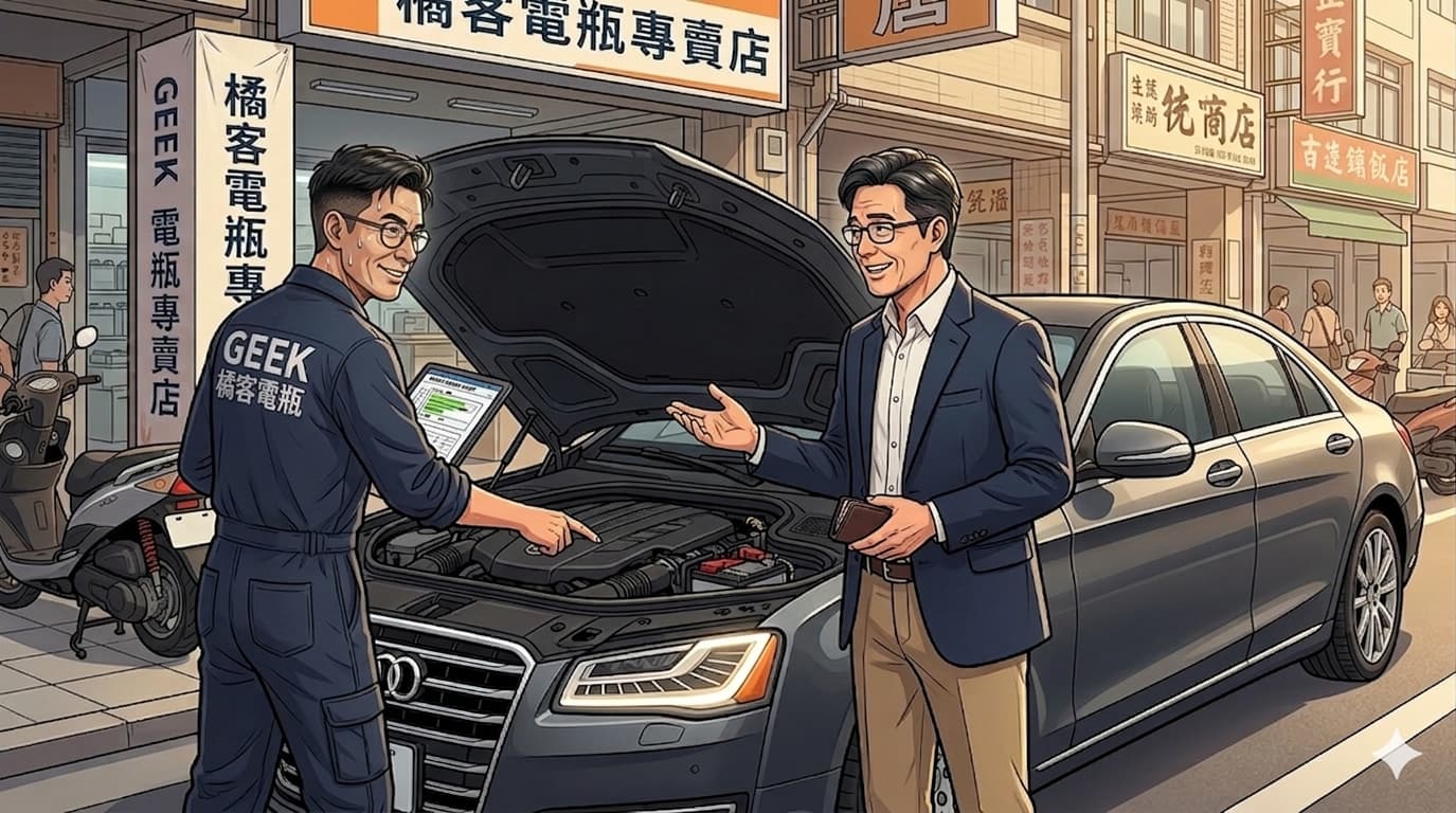 橘客電瓶G桑誠信診斷不收費-職人隨筆