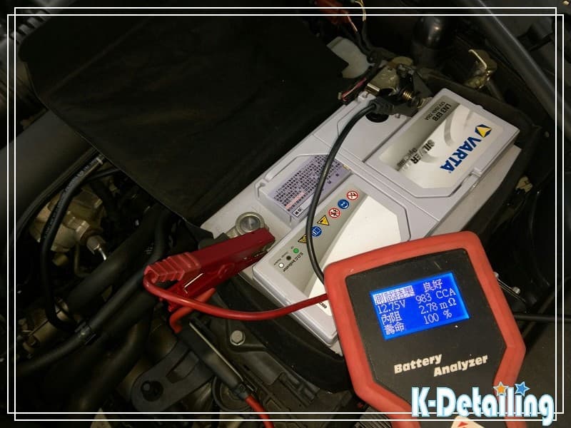 Golf MK7.5 電瓶更換後效能檢測