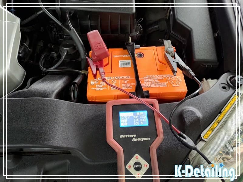 POWER ZONE 100D26L 全新電瓶靜態測試數據 CAMRY 6代電瓶更換使用 POWER ZONE 100D26L電瓶進行靜態檢測顯示電壓12.71冷啟動電流706CCA內阻3.87電瓶壽命100%