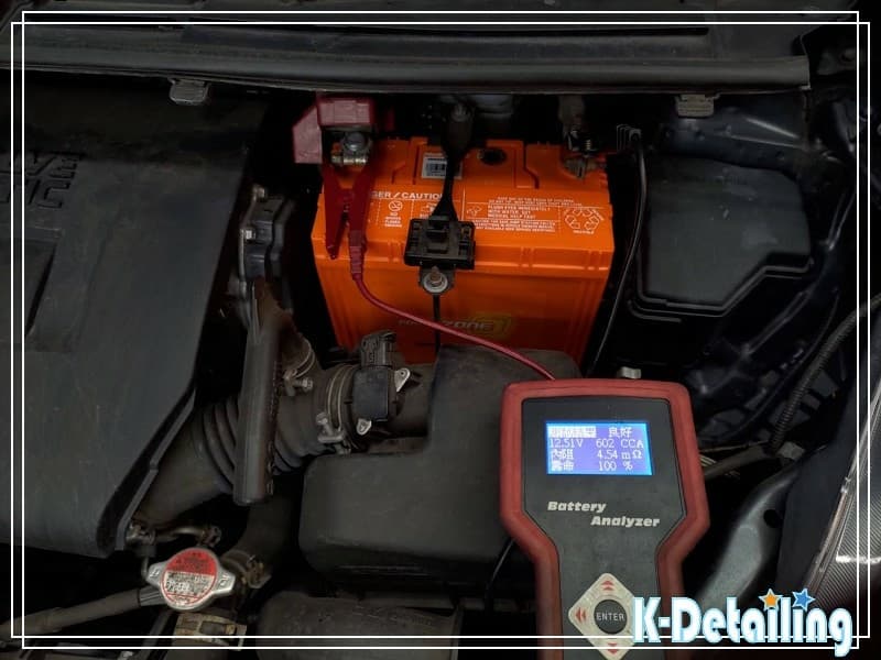 TOYOTA Sienta 電瓶更換：Power Zone 66B24LS 靜態檢測顯示 602CCA 內阻 4.54mΩ 壽命 100%
