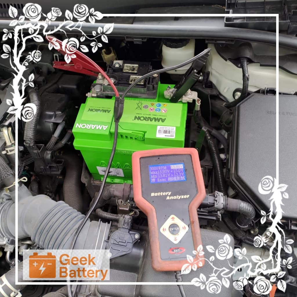 Corolla Cross 發電機低負載檢測：實測回充電壓顯示 13.88V，回充效率穩定