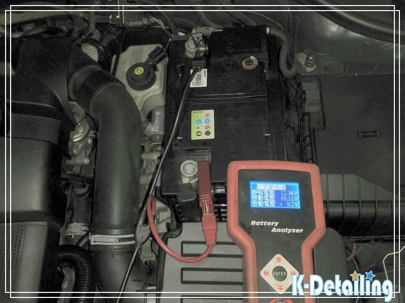 福斯 Golf MK6 引擎啟動測試：啟動電壓 9.11V 瞬間推力強勁