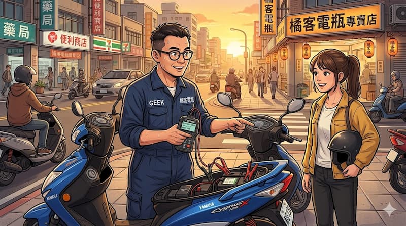 車禍後機車發不動,真正的原因不是雙黃警示燈
