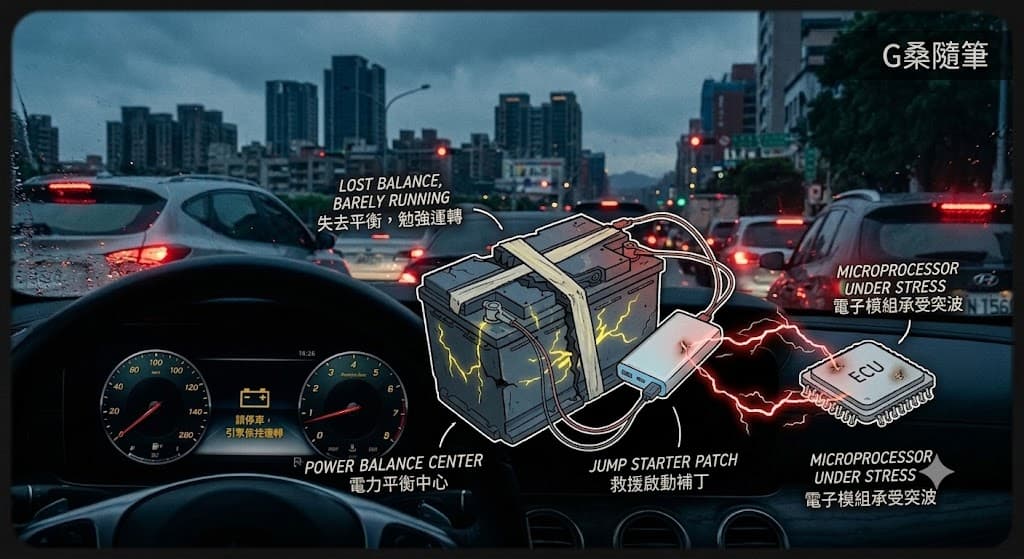 沒關係,我有救車行動電源」— 一句讓職人沈默的終極護身符