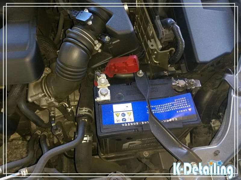 2009 Toyota Altis 10代原車上台製 GS 55B24LS 電瓶檢測與更換前狀態