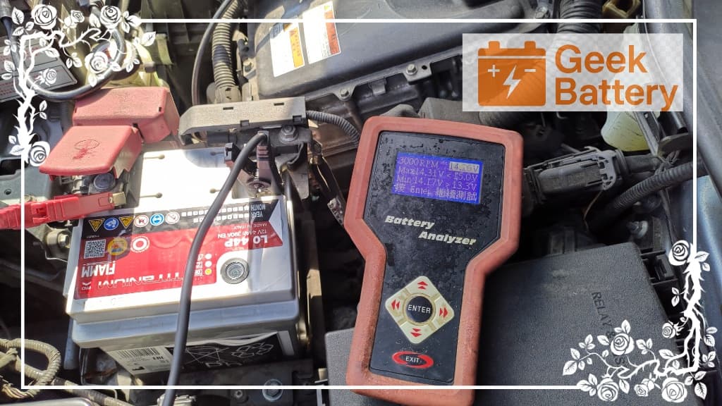 Corolla Cross 電瓶低負載充電測試，回充電壓平穩正常