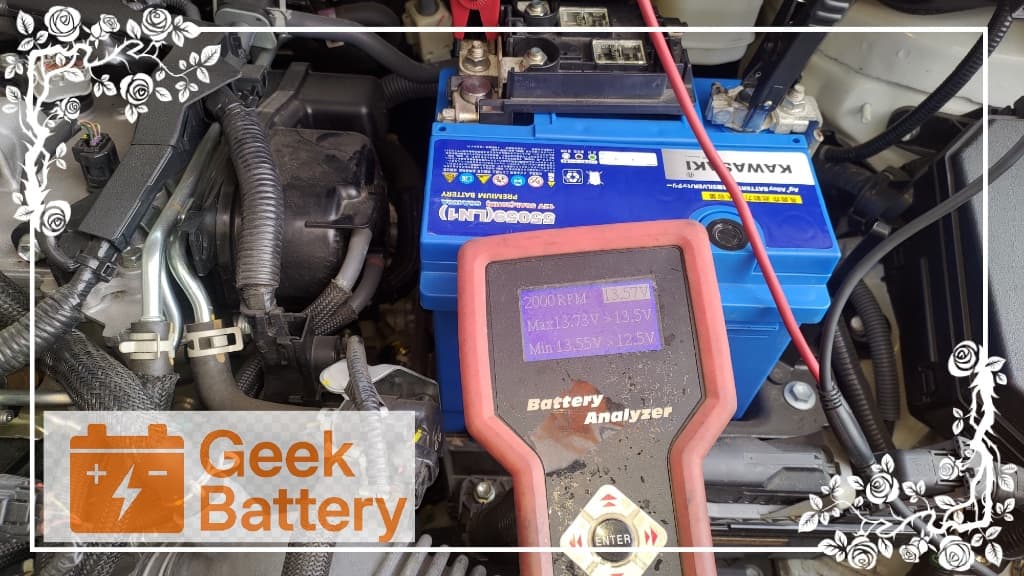 Corolla Cross 發電機重負載回充檢測，高負荷用電下回充電壓維持 13.57V 穩定充沛