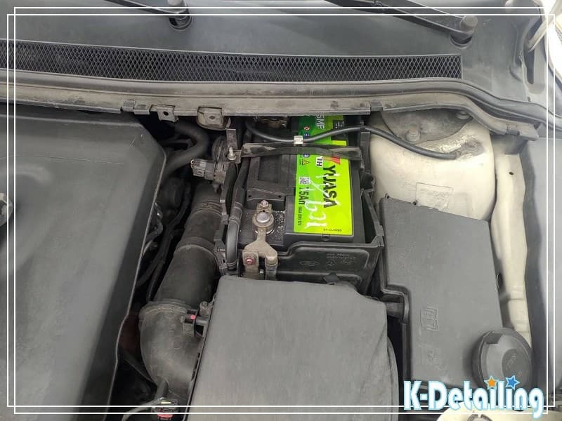 FORD FOCUS MK2.5 TDCI 原車使用 YUASA LBN3 71AH 電瓶檢測