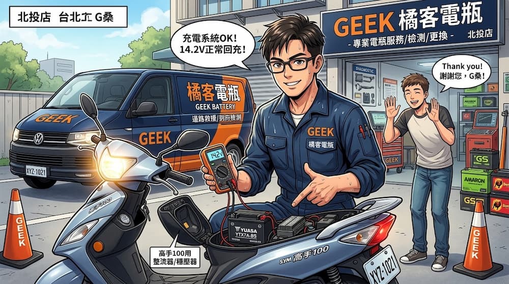 換電瓶後為什麼要檢查回充？汽機車充電系統的實務觀察｜G 桑隨筆