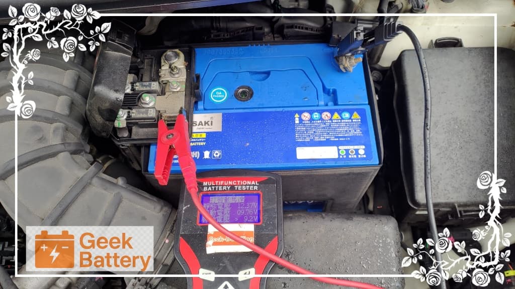 Kia Carens 柴油版啟動馬達電壓測試 Kia Carens 柴油引擎點火啟動測試,瞬間啟動電壓 9.76V 表現相當優異正常
