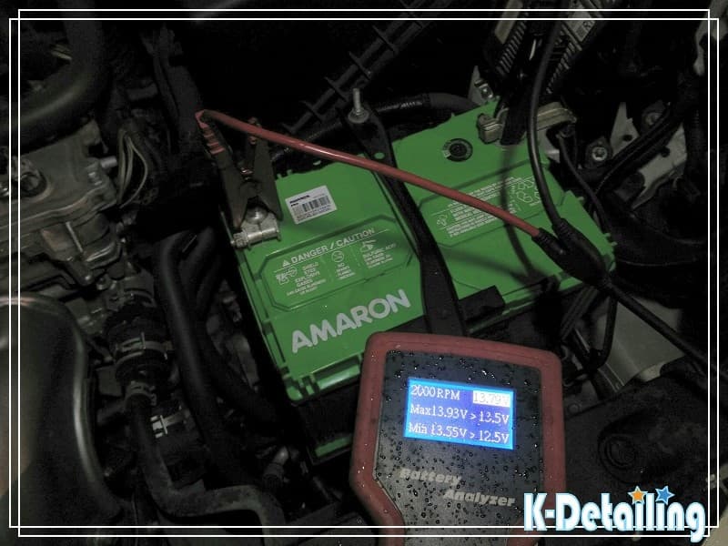 TOYOTA RAV4 發電機 2000RPM 回充測試 13.79V