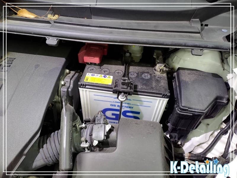 TOYOTA SIENTA原車使用台製 GS 46B24LS 電瓶，使用2.5年電量耗盡發不動救援