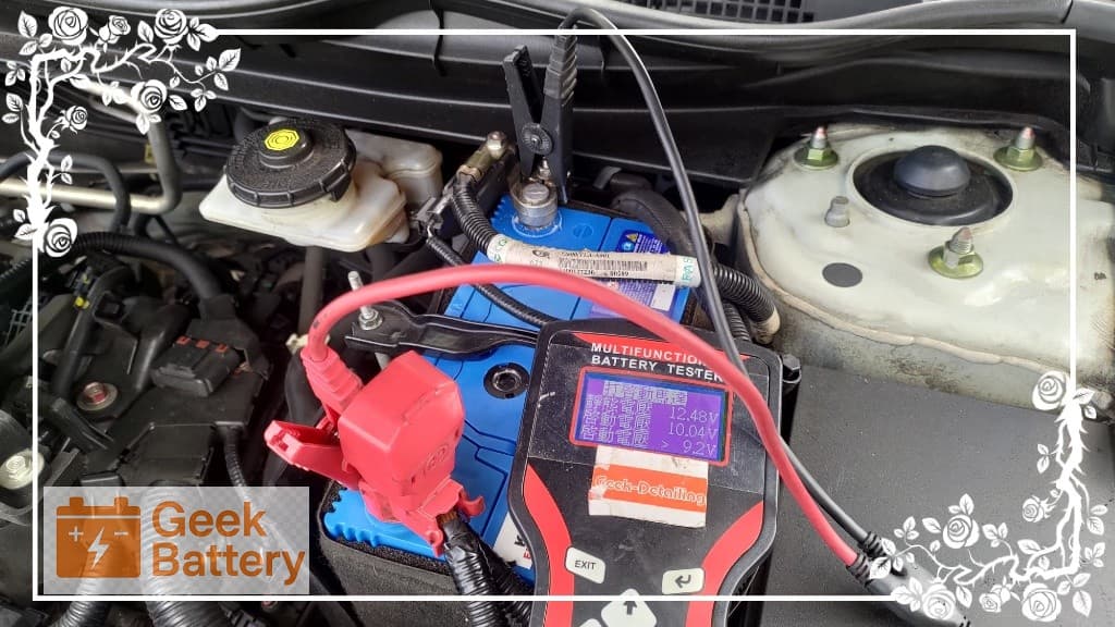 Honda CR-V 5.5代換裝新電瓶啟動測試，實測最低啟動電壓 10.04V 符合合格標準