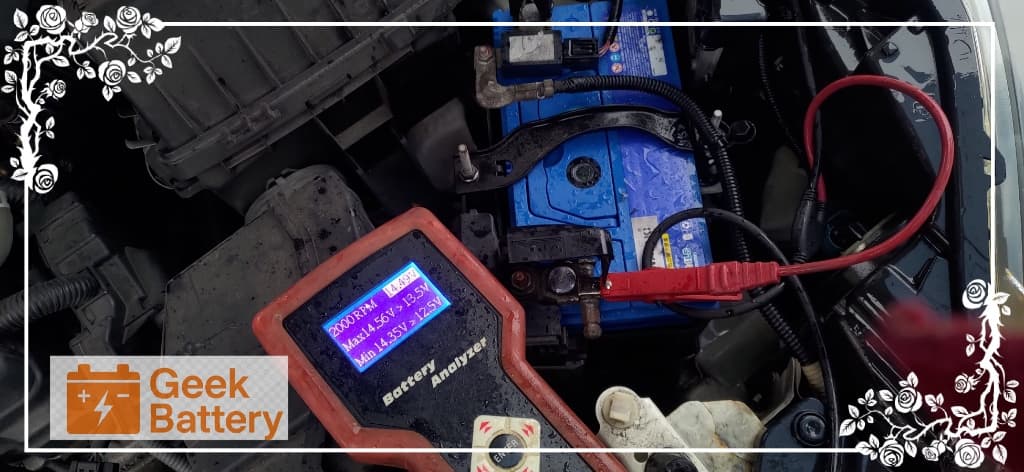 HONDA HR-V 發電機 2000 RPM 回充測試，實測數據 14.49V 充電狀態優良