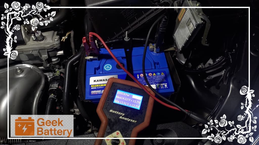 RAV4 發電機 2000 RPM 回充 13.91V RAV4 發電機2000 RPM回充電壓13.91V