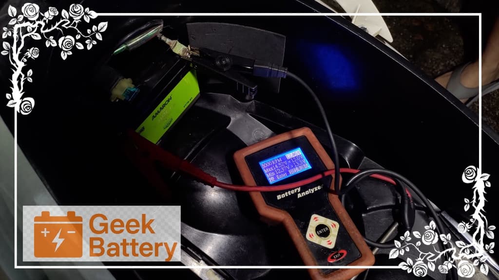 勁戰發動數秒後回充電壓異常掉至 12.46V，發電機充電不足